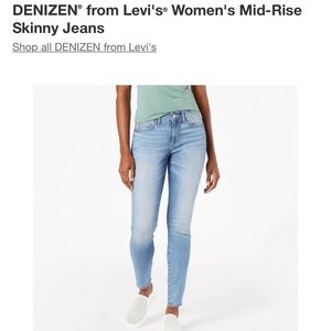 Levi’s Denzien Modern Skinny jeans